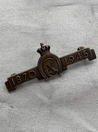 Original Kong Chr X nål af sterlingsølv