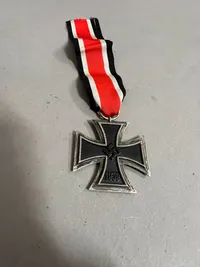 Originalt Tidligt jernkors fremstiller 76, Ernst L. Müller