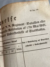 Sjælden original bog: Rescripter, Resulotioner og collegial breve - den danske krigsmagt til lands 1847-48