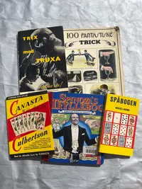 Samling tryllebøger mm.