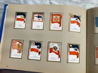 Originalt eksemplar af flagserien fra Kaffesurrogat fabrikken Danmark  (bemærk de tyske flag)