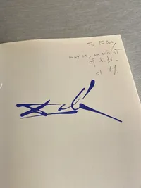Signeret kunstbog