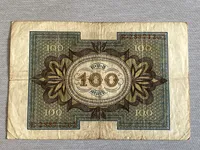 Original tysk pengeseddel fra 1920’erne