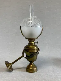 Skibs lampe til olie (Vippelampe)