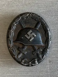 Originalt tysk sårettegn - sort