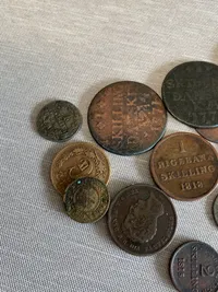 Lot originale danske skillingsmønter - flere af sølv