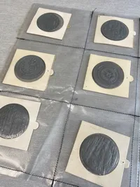 Lot originale danske markedsmønter