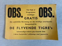 Original biograf flyer fra 1950’erne