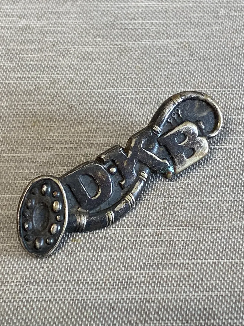 Original ww2 sølvnål - Danske Kvinders Beredskab