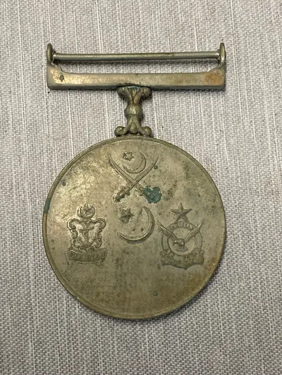 Original pakistansk war service medal 1965
