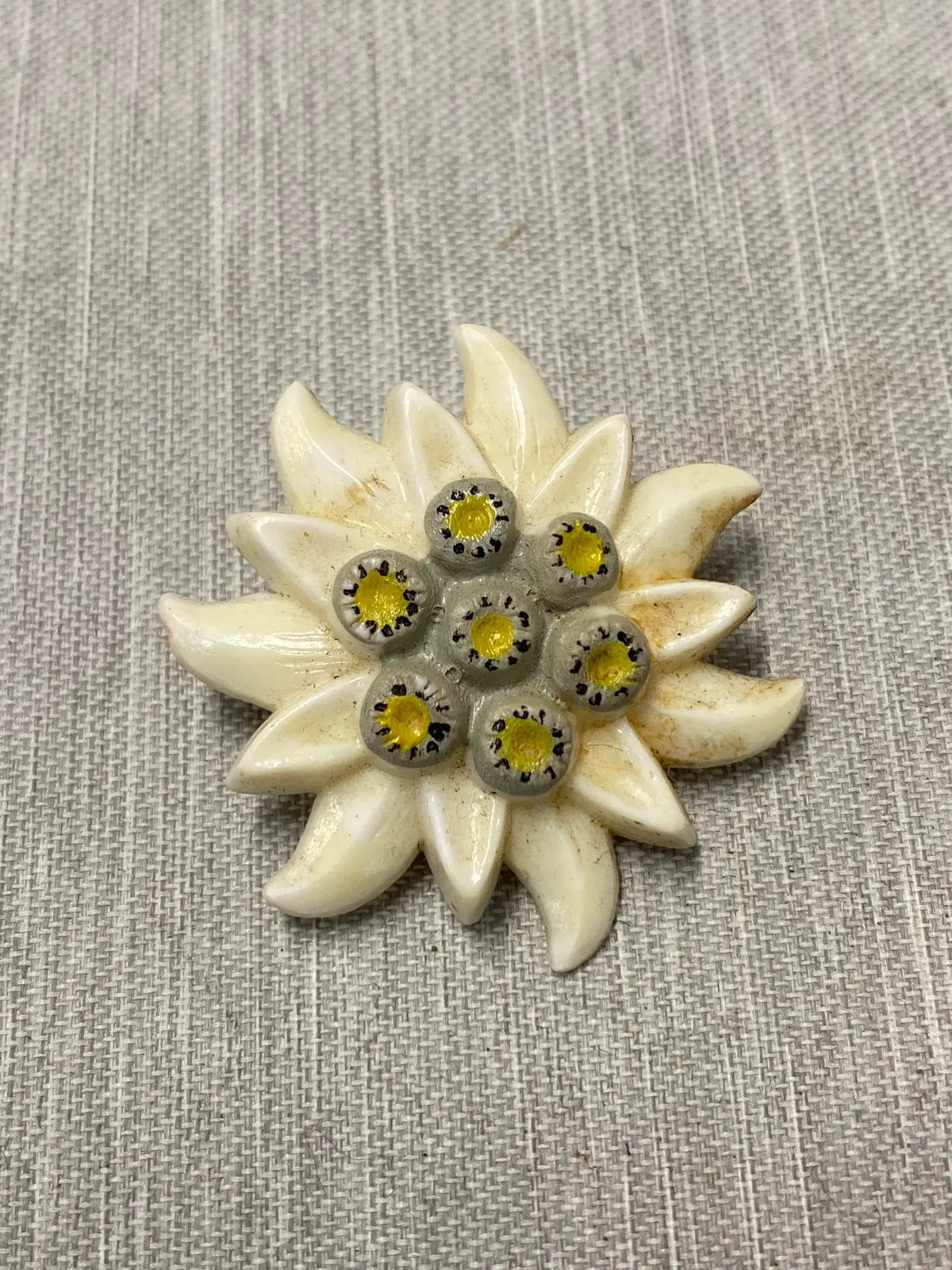 Original tysk Edelweis broche - ww2