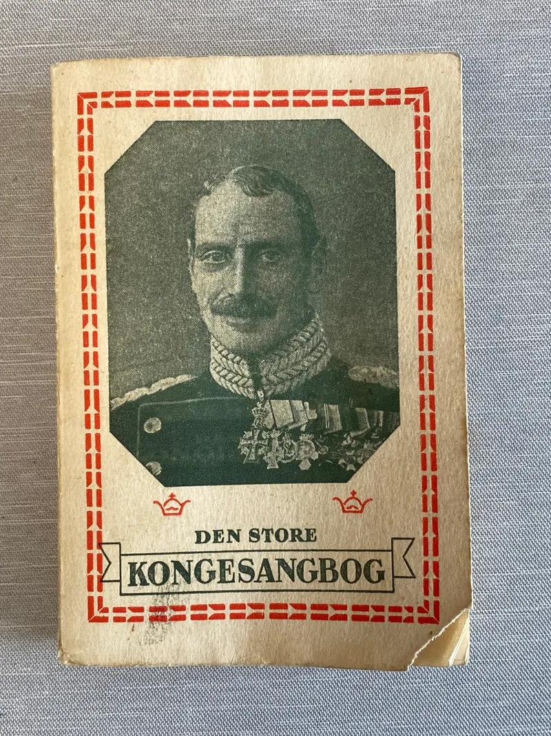 Originalt eksemplar af den store kongesangbog - ikke at sammenligne med den lille