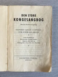 Originalt eksemplar af den store kongesangbog - ikke at sammenligne med den lille
