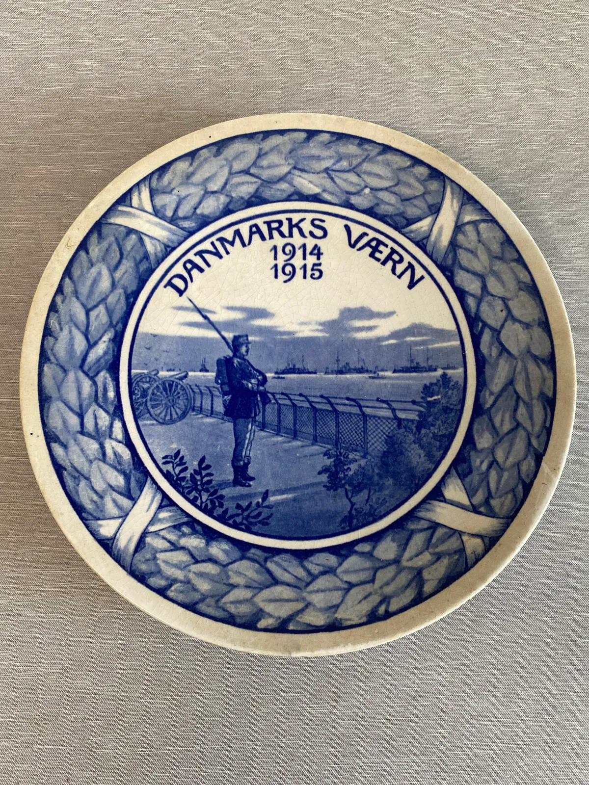 Original plakette - Danmarks værn 1914-1915