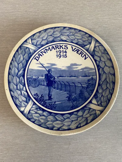 Original plakette - Danmarks værn 1914-1915