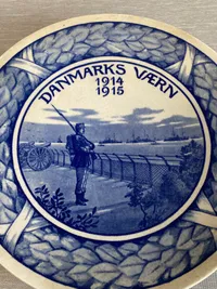 Original plakette - Danmarks værn 1914-1915