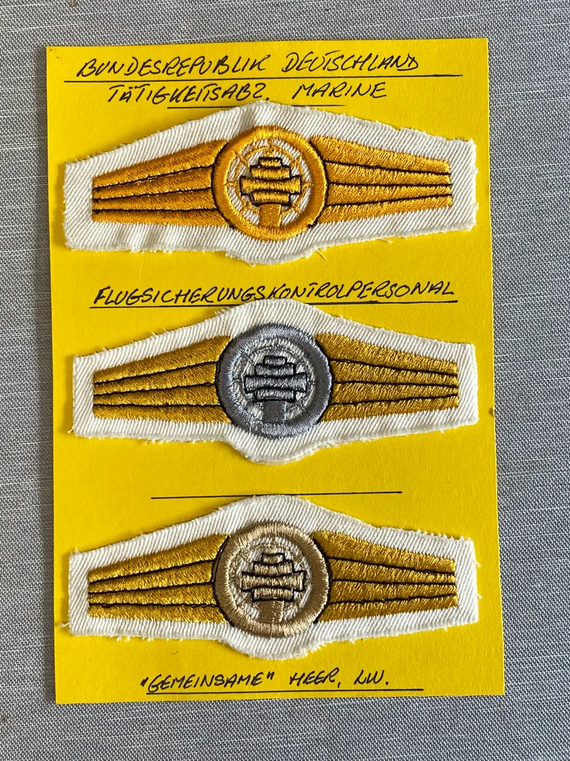 Originale tyske marine mærker - Bundeswehr
