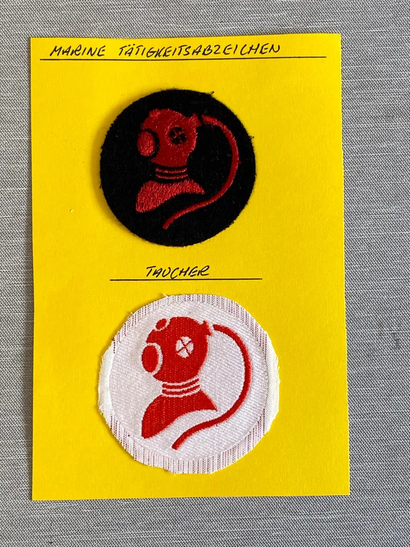 Originale tyske marine mærker - Bundeswehr (Sjældne)