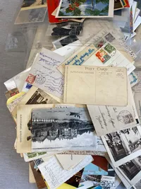 Kæmpe samling julekort og postkort fra start 1900 tallet til 1950’erne