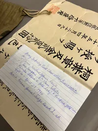 Original Samling fra Japansk soldat der døde i Kina 1939, Medaljer, id disk og meget mere, alt er oversat