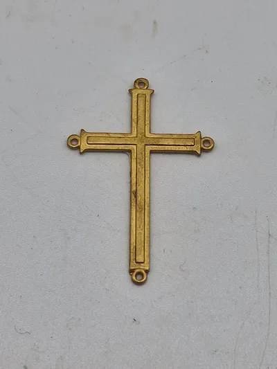 Originalt feltpræst mærke fra Den Danske brigade i Sverige WW2