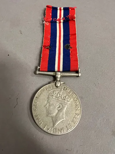 Original Engelsk WW2 medalje