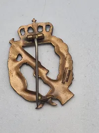 Originalt Skyttemærke fra Den Danske brigade i Sverige