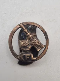 Original sølv pin Københavns frivillige luftværn