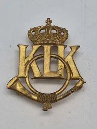 Originalt kongeligt livjæger korps mærke