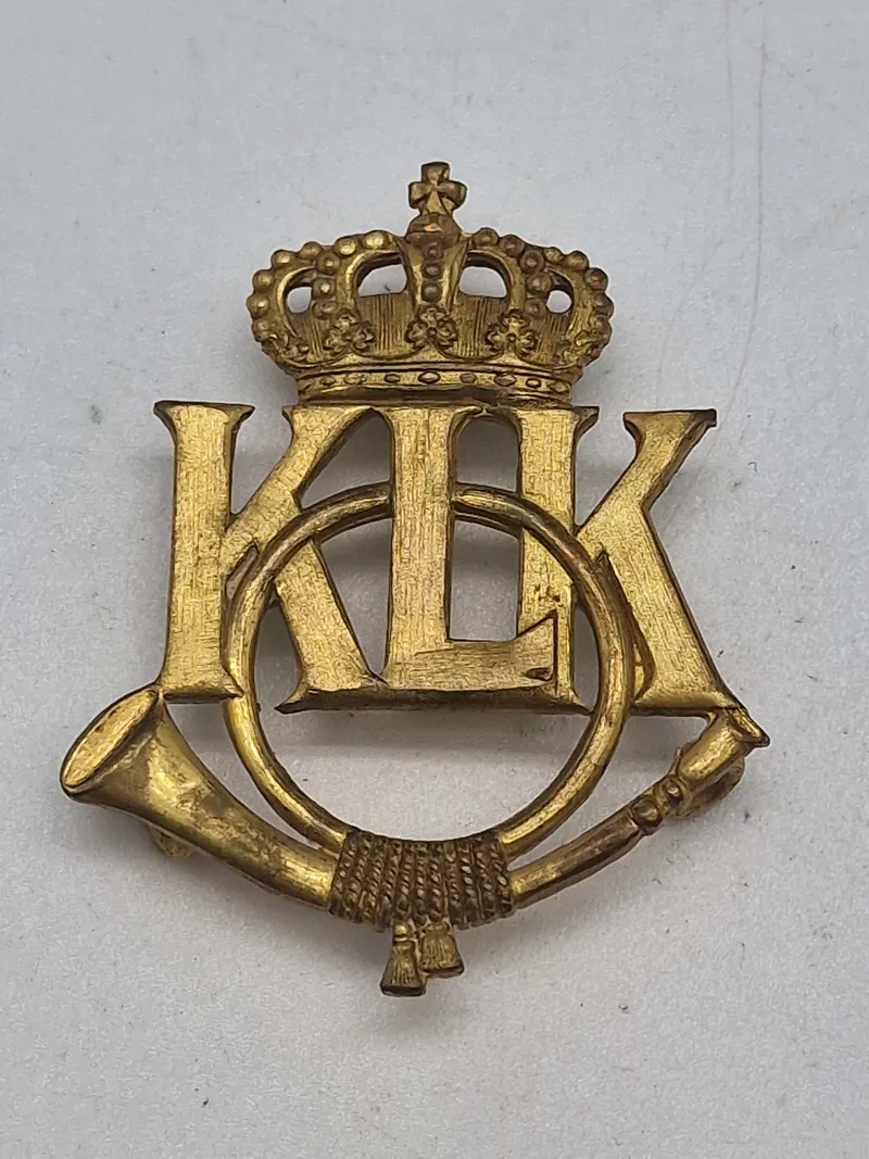 Originalt kongeligt livjæger korps mærke