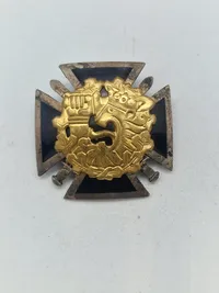 Originalt finsk reserveofficers skole badge