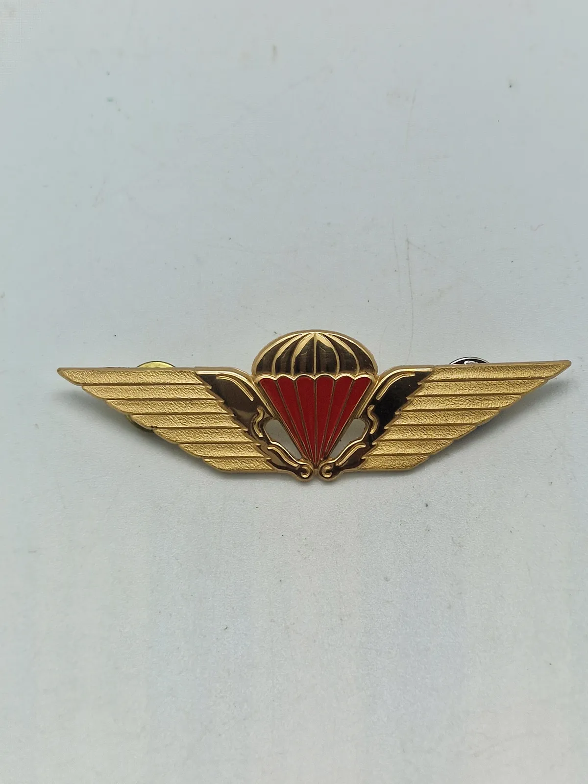 Original Dansk rød faldskærms vinge, frit fald