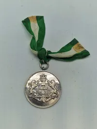 Original Dansk Sølv politi medalje