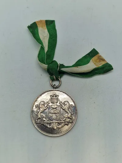 Original Dansk Sølv politi medalje