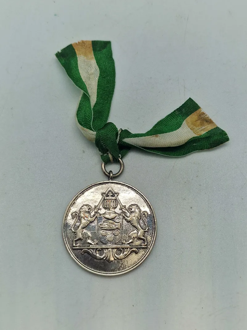 Original Dansk Sølv politi medalje