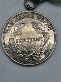 Original Dansk Sølv politi medalje