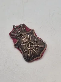 Ærme mærke for lærer ved gymnastikskolen ca. 1871