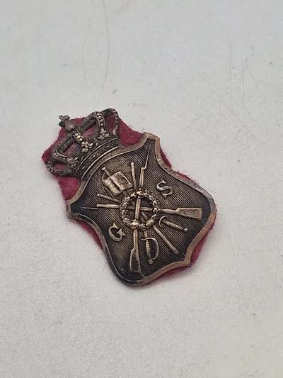 Ærme mærke for lærer ved gymnastikskolen ca. 1871