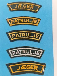 Samling danske skulder flashes