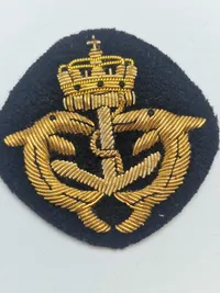Originalt dansk ubåds blazer mærke