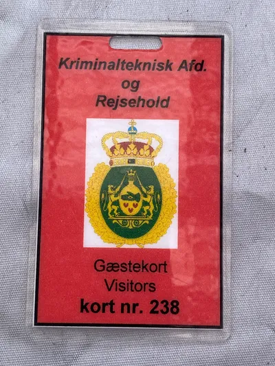 Ekstremt sjældent besøgs kort fra det danske rejsehold