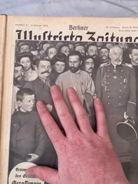 Stor samling indbundede tyske aviser fra 1933