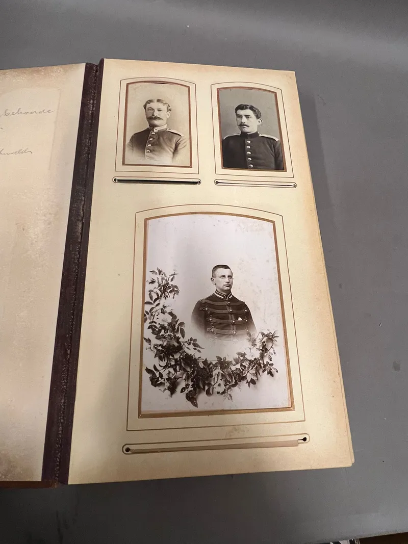 Originalt Tysk / Hollandsk foto album WW1