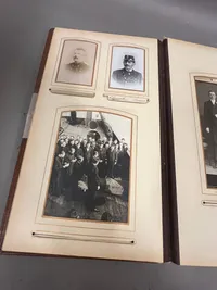 Originalt Tysk / Hollandsk foto album WW1