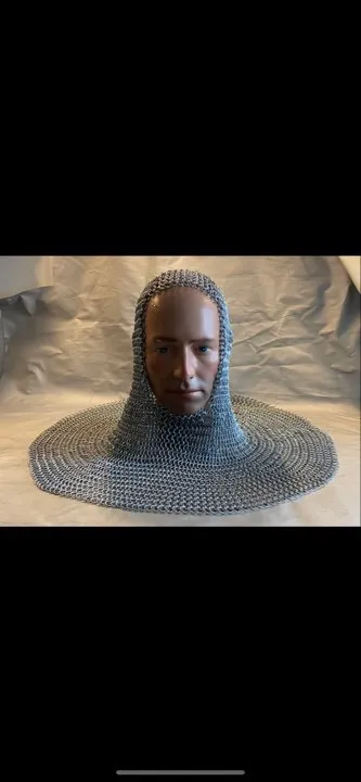 Ringbrynje (til hovedet) - til reeanactment