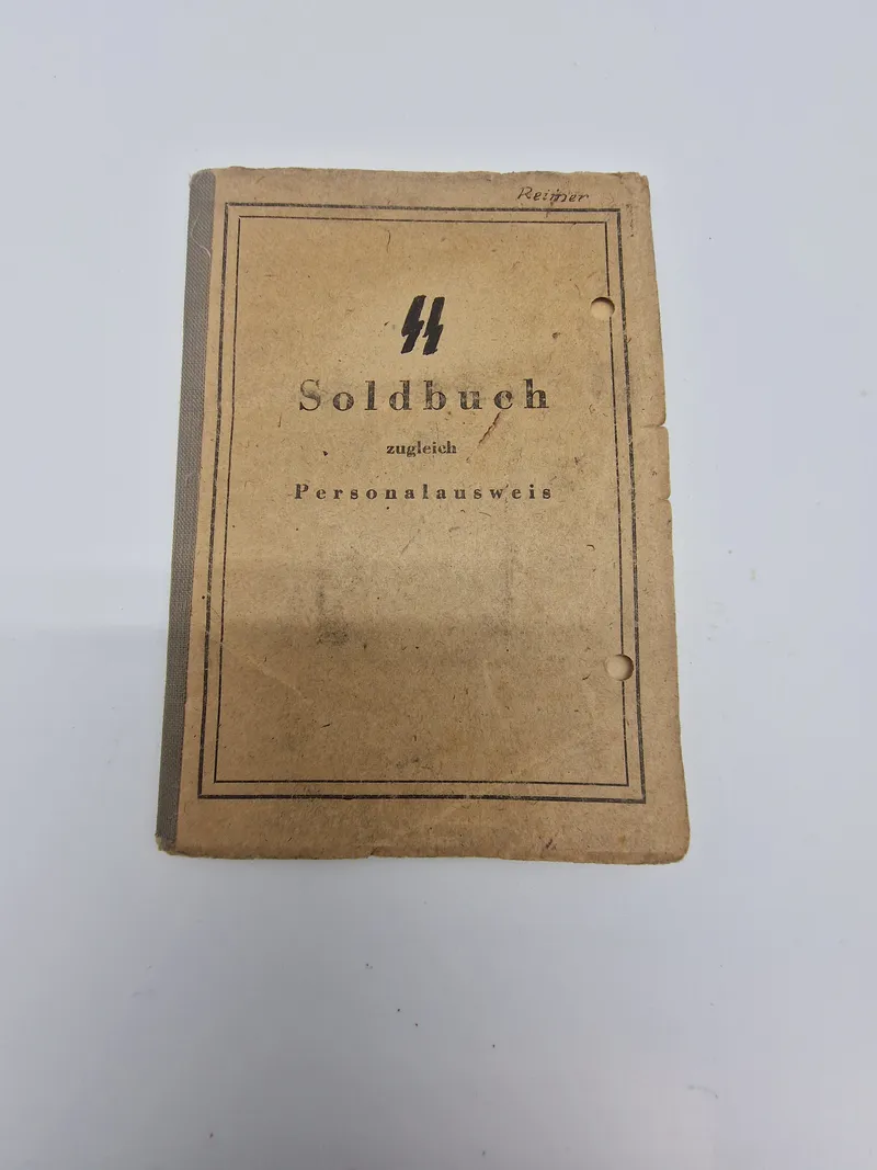 Ekstremt sjælden Waffen SS solbuch fra Wacht-BTL “Dänemark”