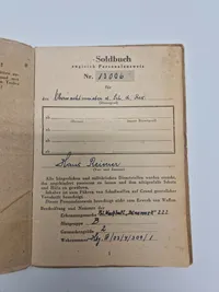 Ekstremt sjælden Waffen SS solbuch fra Wacht-BTL “Dänemark”