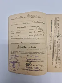 Originalt Waffen-SS lot - Feuerschütz Polizei