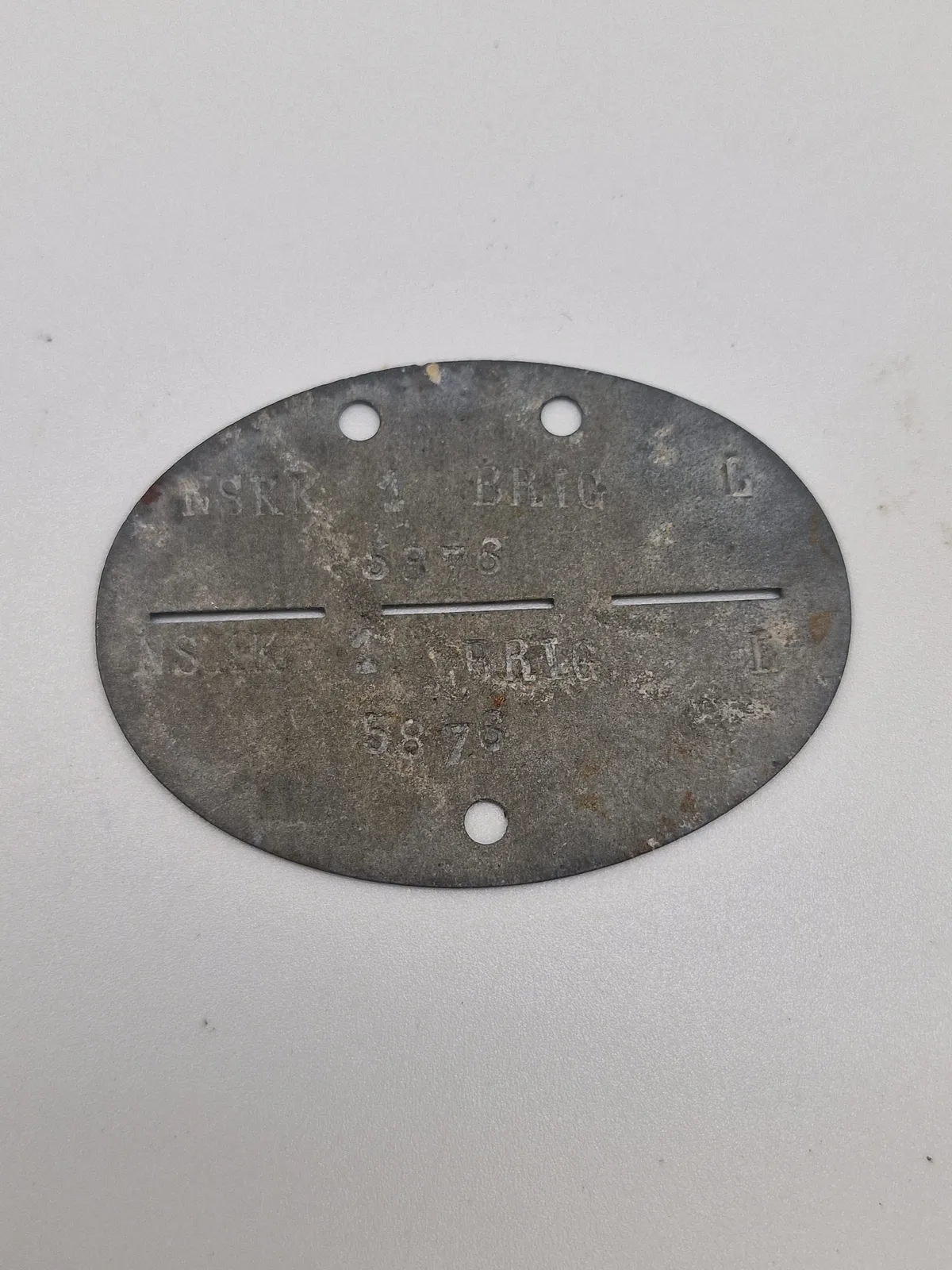 Original NSKK erkennungsmarke
