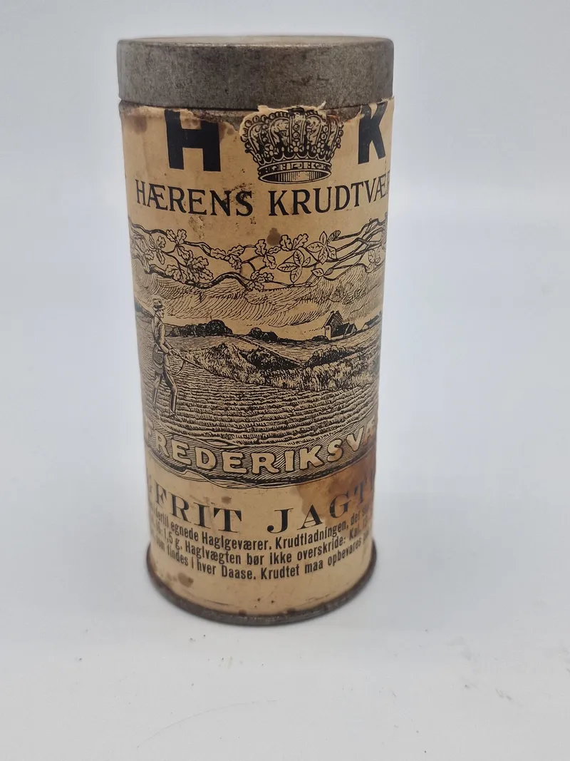 Original dåse til sortkrudt - HK